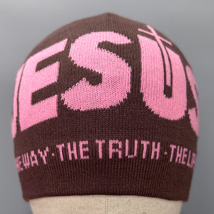JESUS  Print Knit Unisex Beanie Hat