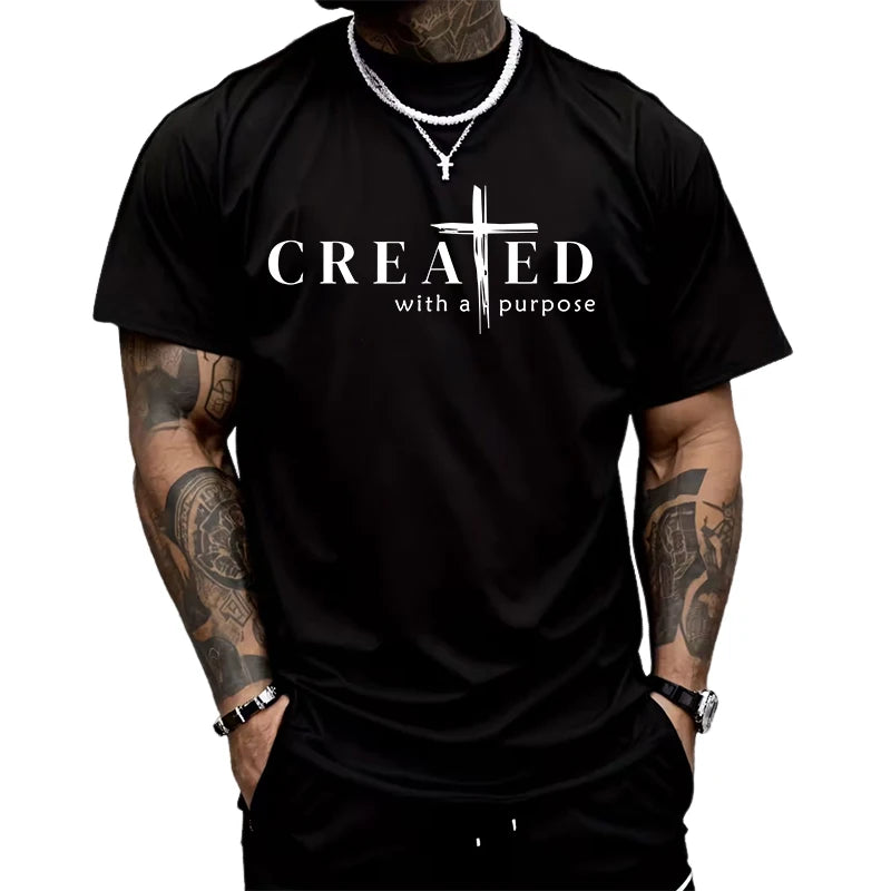 Created With a Purpose Men's Printed Tee