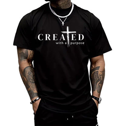 Created With a Purpose Men's Printed Tee