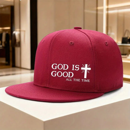 God Is Good Cross Adjustable Unisex Cap