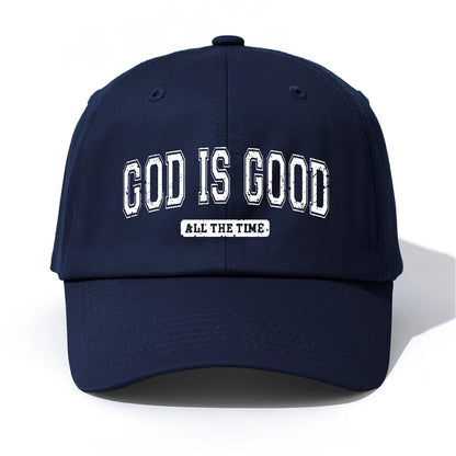 GOD IS GOOD Print  Baseball Cap for Adult