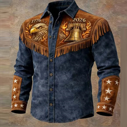 250th Anniversary Men's Retro  Long Sleeved Shirts