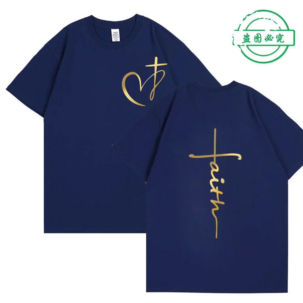 Men's Faith Cross Comfort Tee