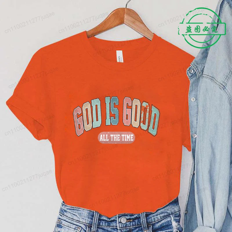 God Is Good Comfort Print Tee