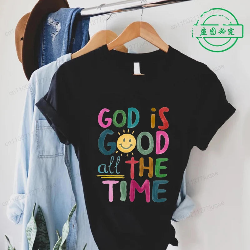 God Is Good Comfort Print Tee
