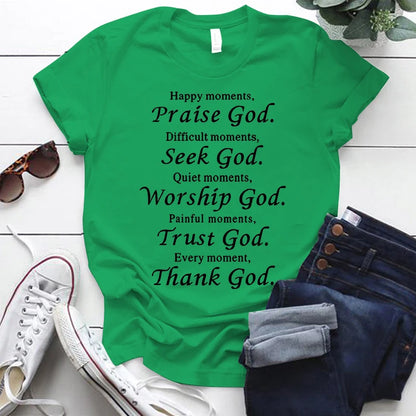 Bold Faith Flow Women's Inspirational Tee