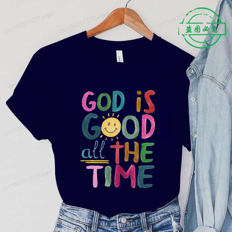 God Is Good Comfort Print Tee