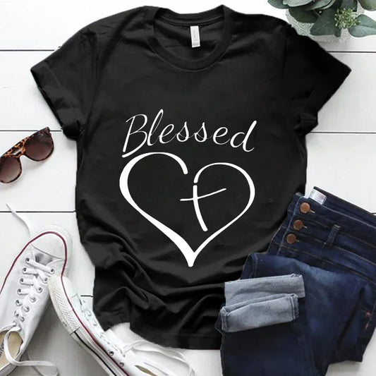 Blessed Cross and Heart Women's Tee