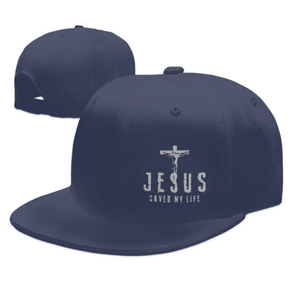 Jesus Saved My Life Cross Cap For Men