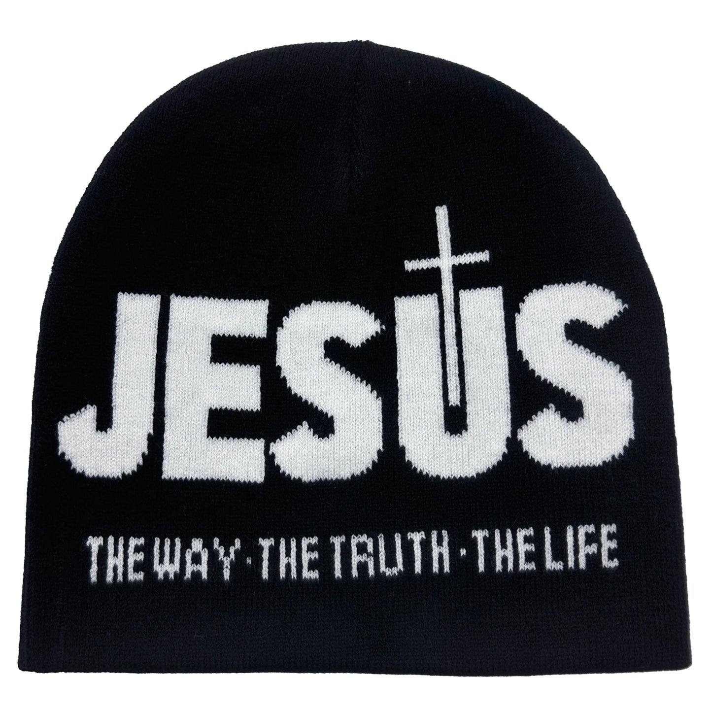 JESUS  Print Knit Unisex Beanie Hat