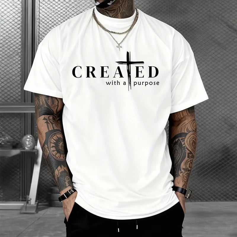 Created With a Purpose Men's Printed Tee