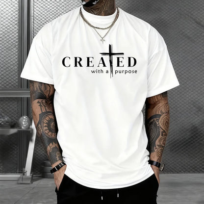 Created With a Purpose Men's Printed Tee