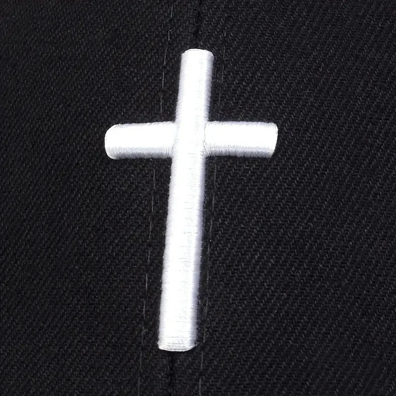 Faith Cross Embroidery Unisex cap