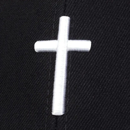 Faith Cross Embroidery Unisex cap