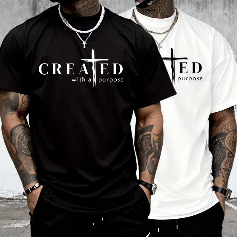 Created With a Purpose Men's Printed Tee