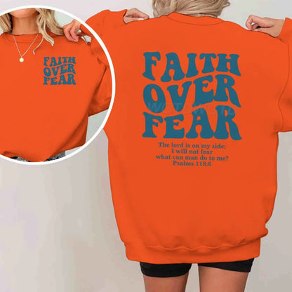"Faith Over Fear" Retro Sweatshirt