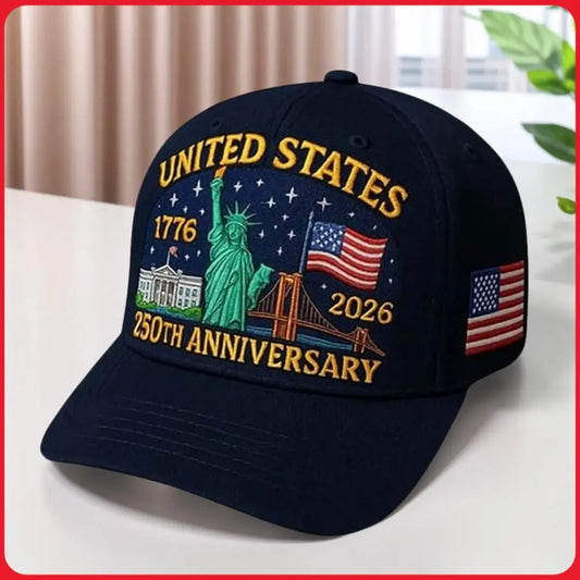 250th Anniversary USA Patriotic Unisex Cap