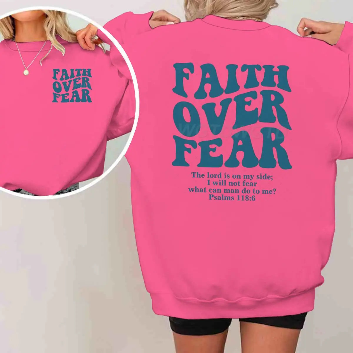 "Faith Over Fear" Retro Sweatshirt