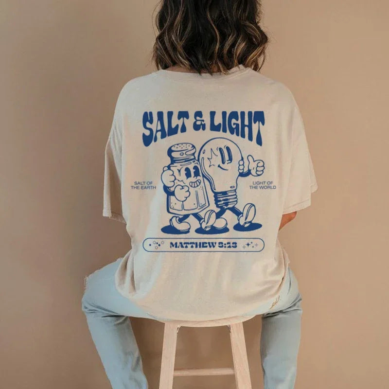 Salt Light Bible Verse Women's Tee