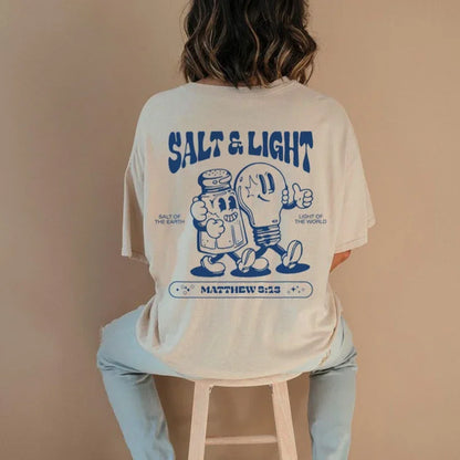 Salt Light Bible Verse Women's Tee