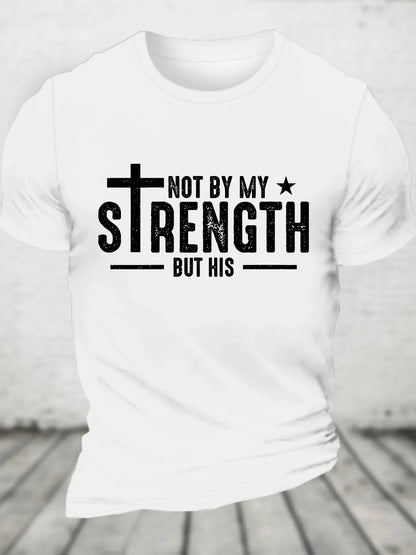 Faith Message Bible Verse Cotton T-shirt
