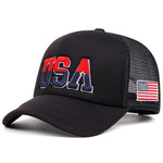 USA American Flag Street Baseball Cap