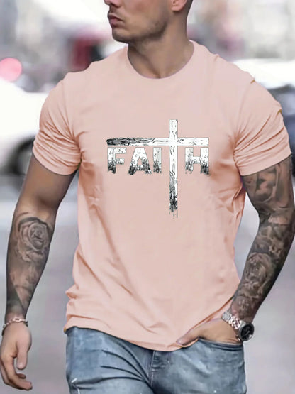 100% Cotton Faith Print T-Shirt