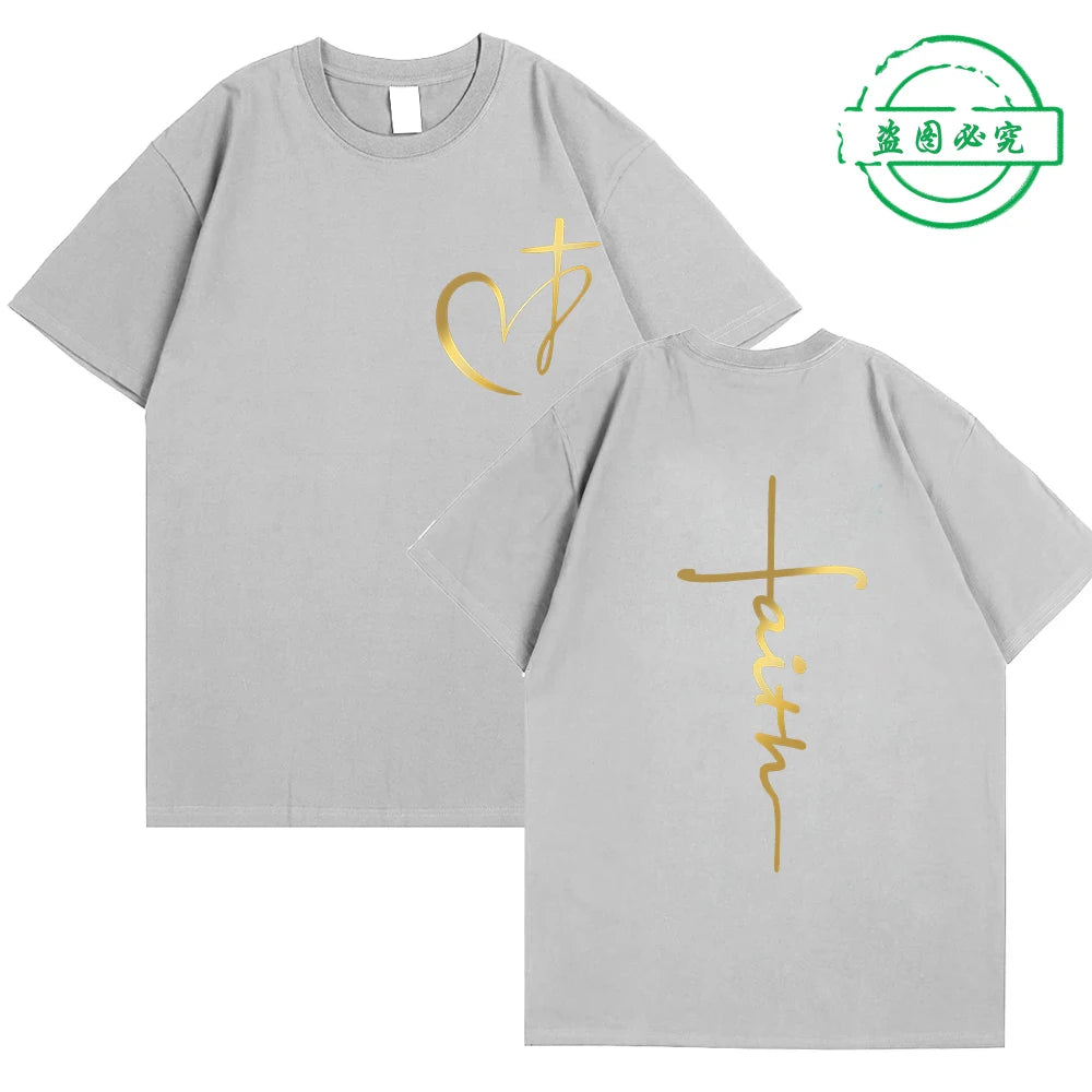 Men's Faith Cross Comfort Tee